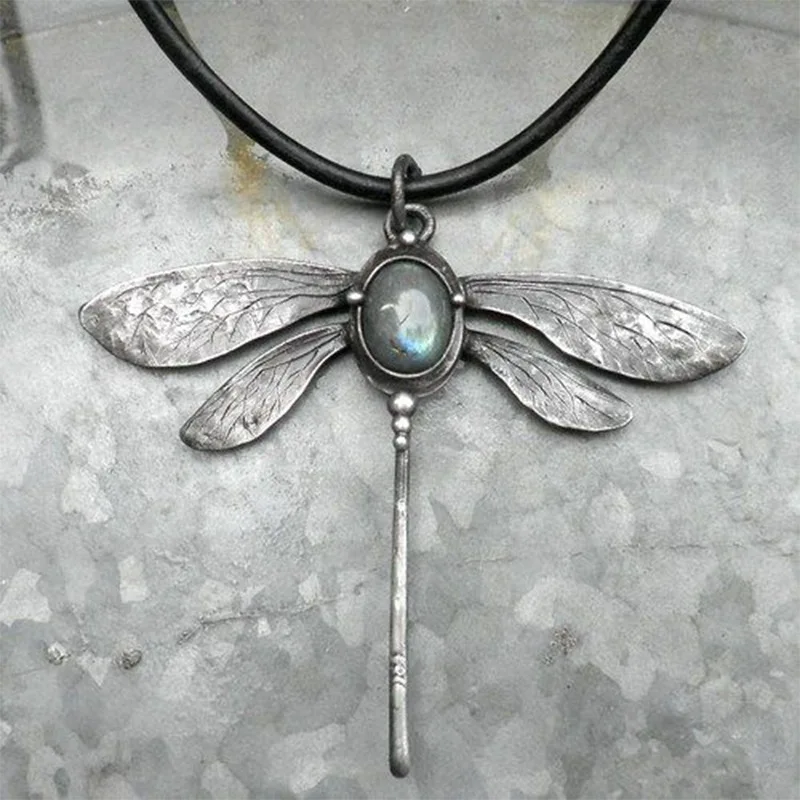 Vintage Trollslända Halsband