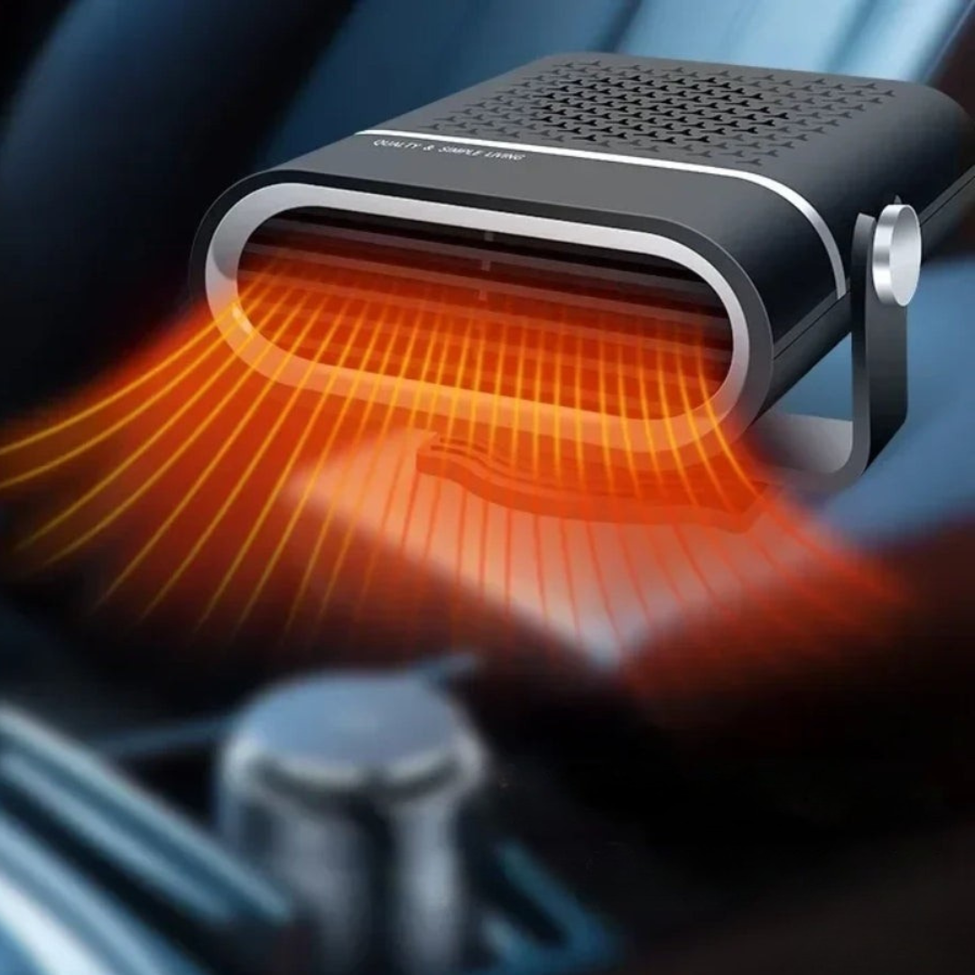 Bilvärmare och rutavfrostare | 12V USB Portabel | Svart