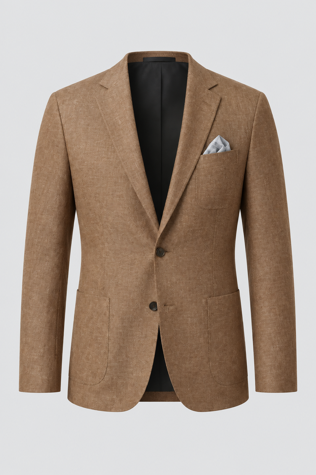 Linnekavaj herr smart casual, lätt passform