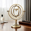 Exklusivt sandtimglas med elegant metallram