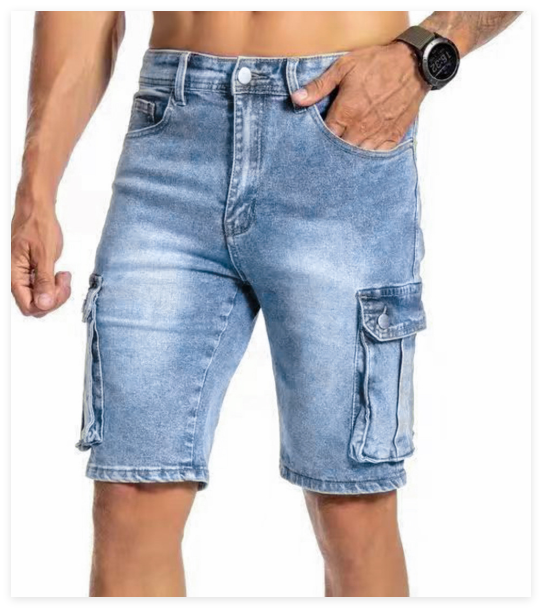 Herrshorts i Urban Denim – Bekväma och Praktiska