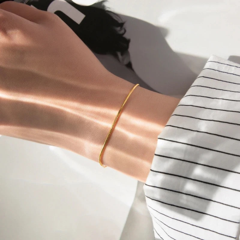 Armband | Minimalistiskt armband med ormlås