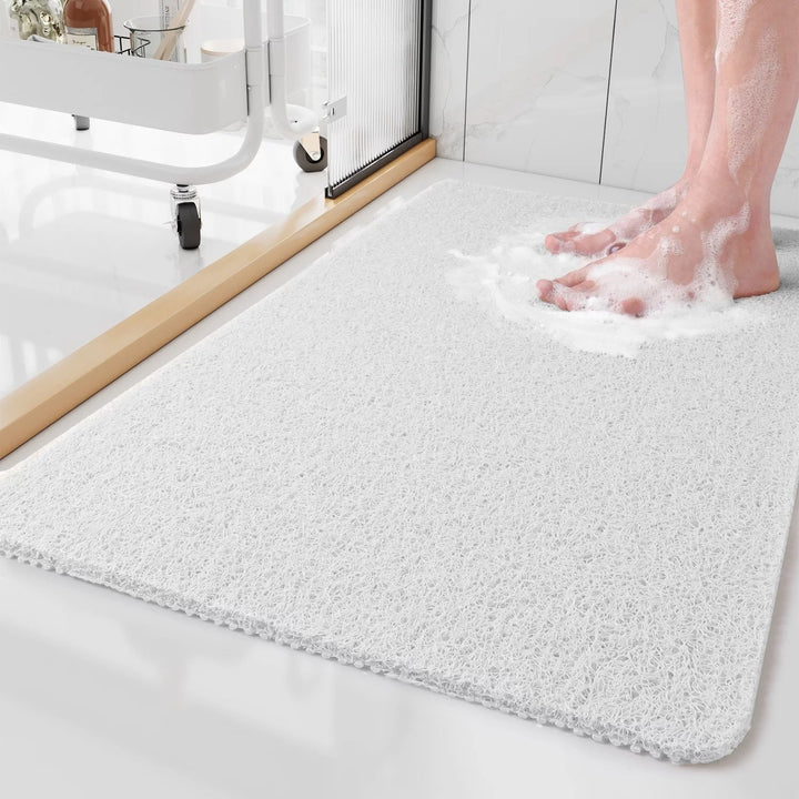 Halkfri PVC-badmatte med myk fotmassasjeoverflate
