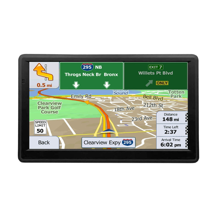 GPS-navigationssystem för bil och lastbil, 7" med trafik i realtid