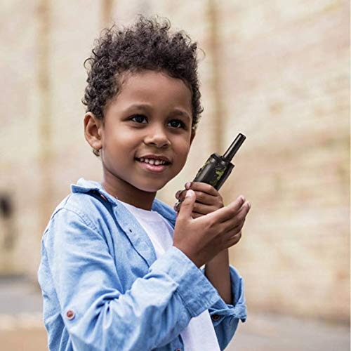 Walkie talkie för barn | 22 kanaler | 5 km räckvidd | Kamouflagegrön