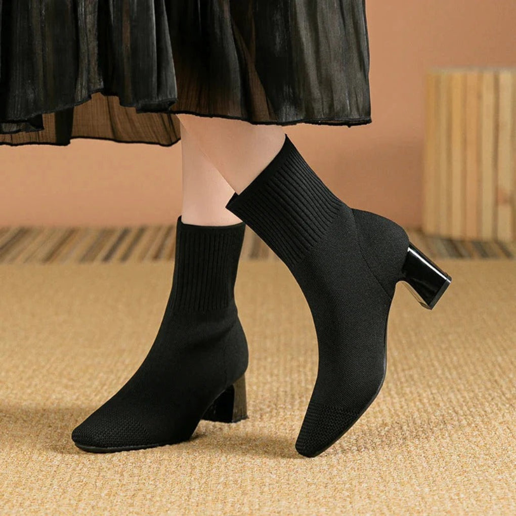 Modern Comfort Edge stickade sockstövlar för kvinnor