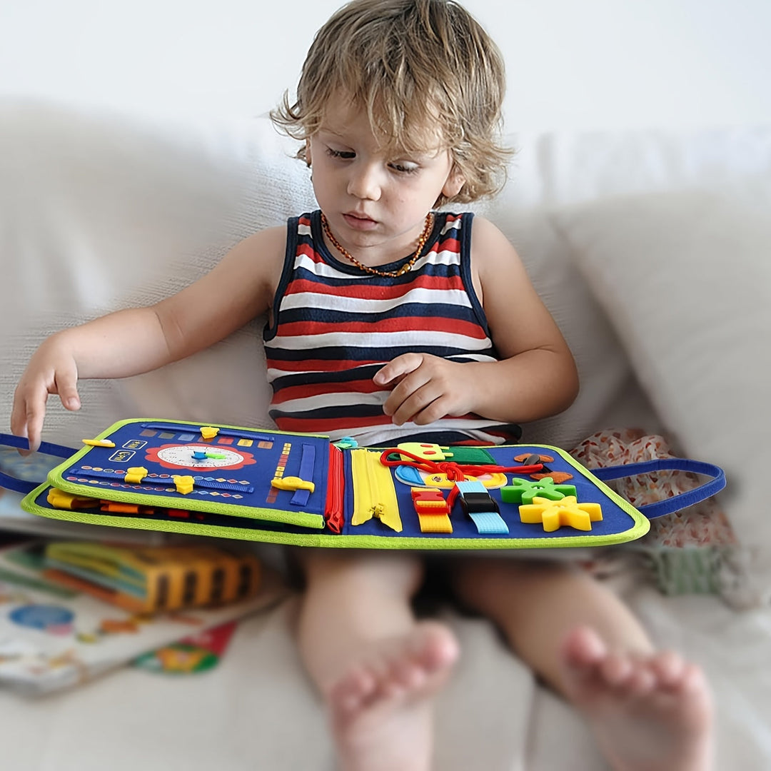 Panel 25-i-1 – Pedagogisk sensorisk leksak för barn