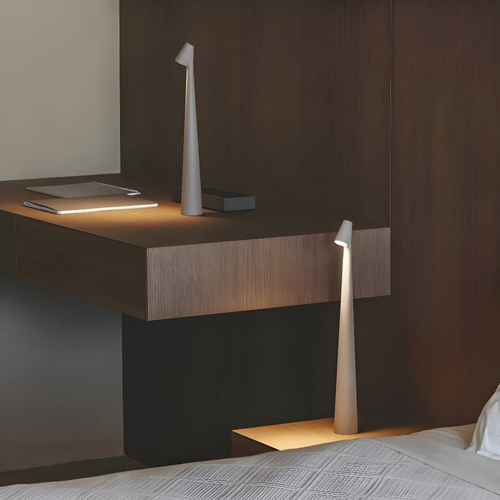 Sladdlös LED-bordslampa | Lampa för vardagsrum och skrivbord | Modern batteridriven bordslampa | VivaLume