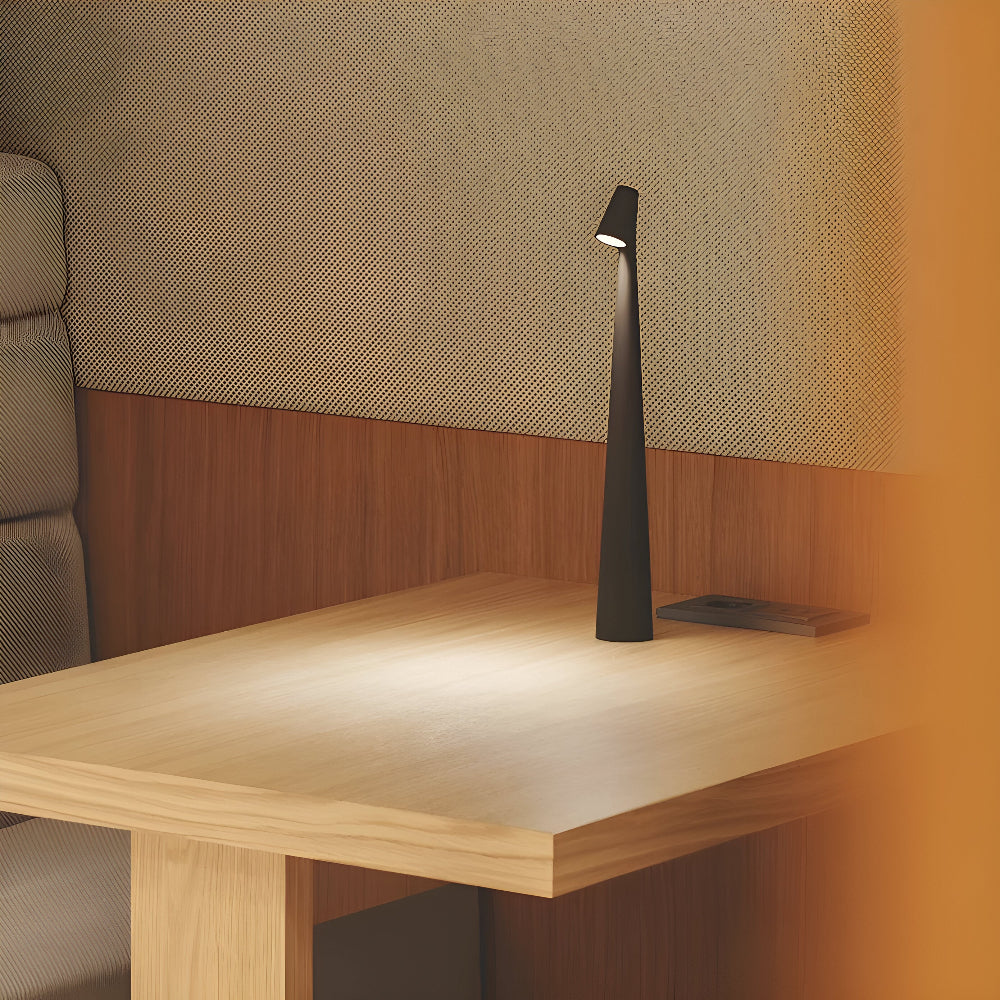Sladdlös LED-bordslampa | Lampa för vardagsrum och skrivbord | Modern batteridriven bordslampa | VivaLume