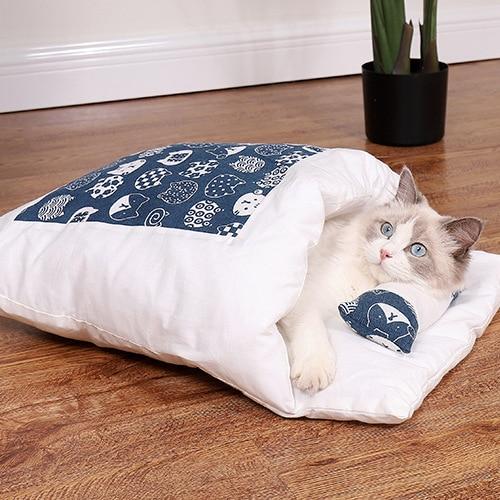 Vintersovsäck för katter – SnugKitty Frost Magic
