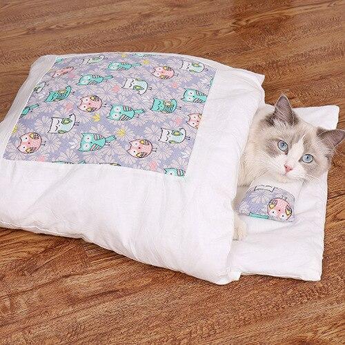 Vintersovsäck för katter – SnugKitty Frost Magic