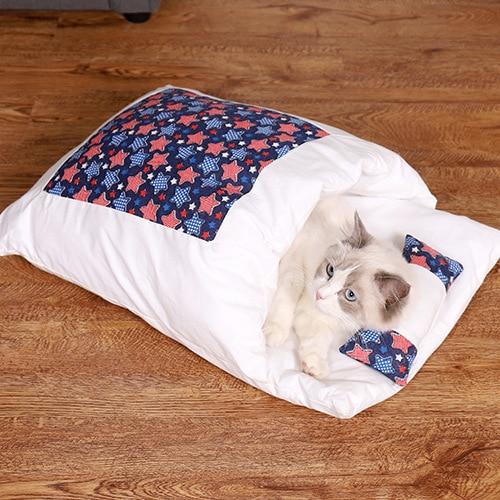 Vintersovsäck för katter – SnugKitty Frost Magic
