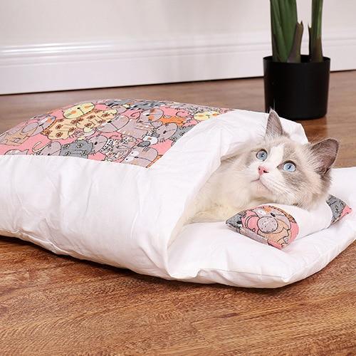 Vintersovsäck för katter – SnugKitty Frost Magic