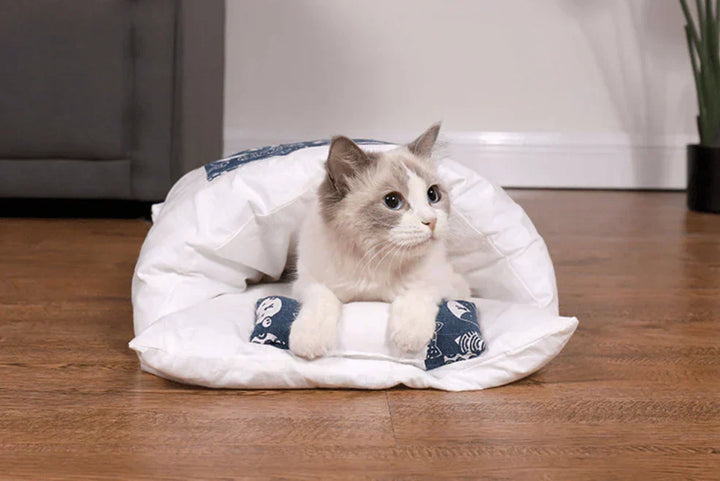 Vintersovsäck för katter – SnugKitty Frost Magic