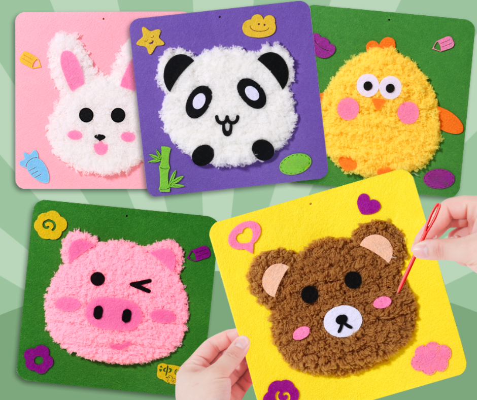 Kreativt broderiset för barn – StitchMates