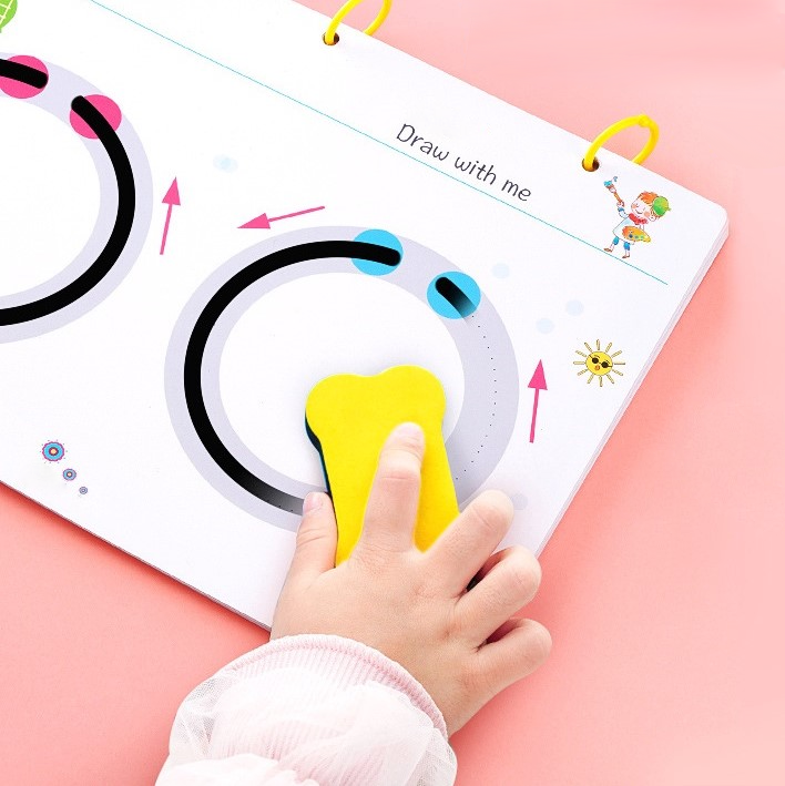Set med återanvändbara skrivövningsböcker – Pip