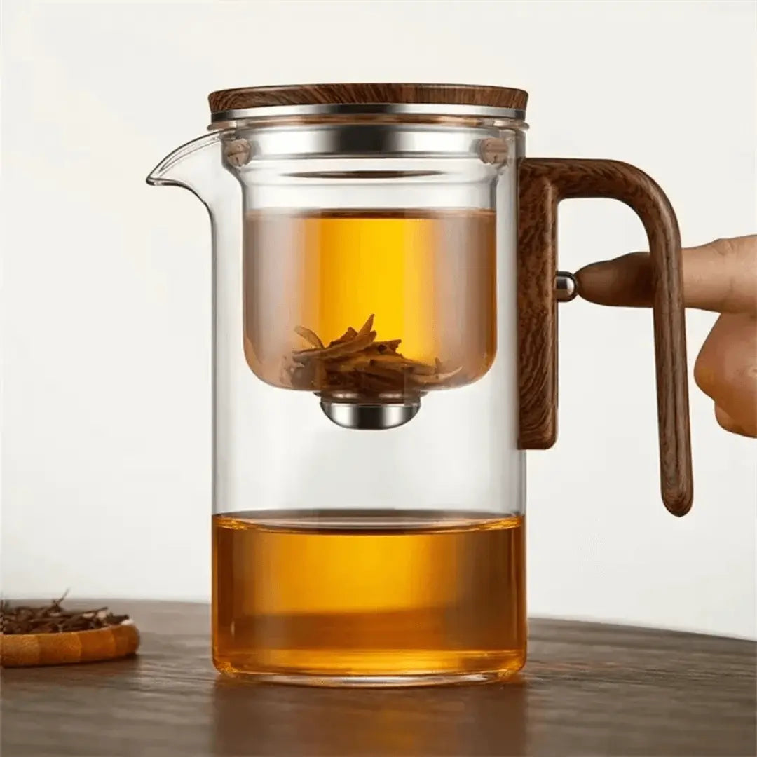Elegant genomskinlig tekanna – ClearBrew