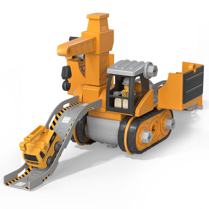 LittleBuilder lekset – Lastbil, grävmaskin & kran