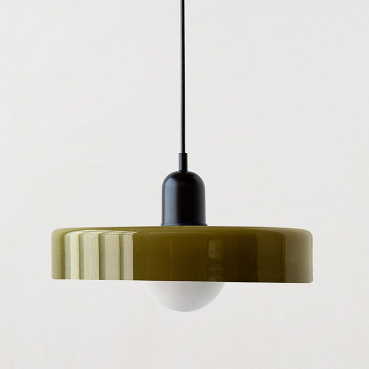 Färgad taklampa – Bauhausstil – Konstnärlig design