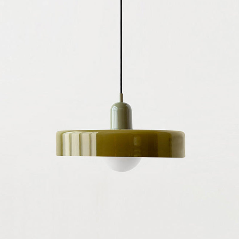 Färgad taklampa – Bauhausstil – Konstnärlig design