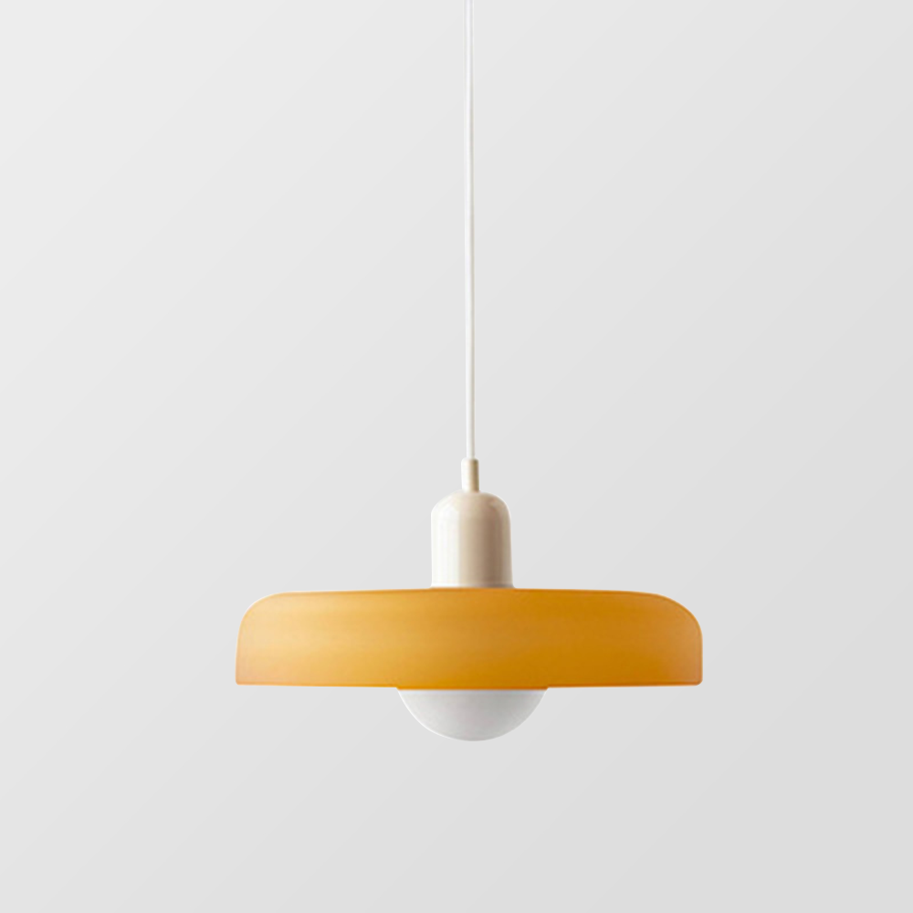 Färgad taklampa – Bauhausstil – Konstnärlig design