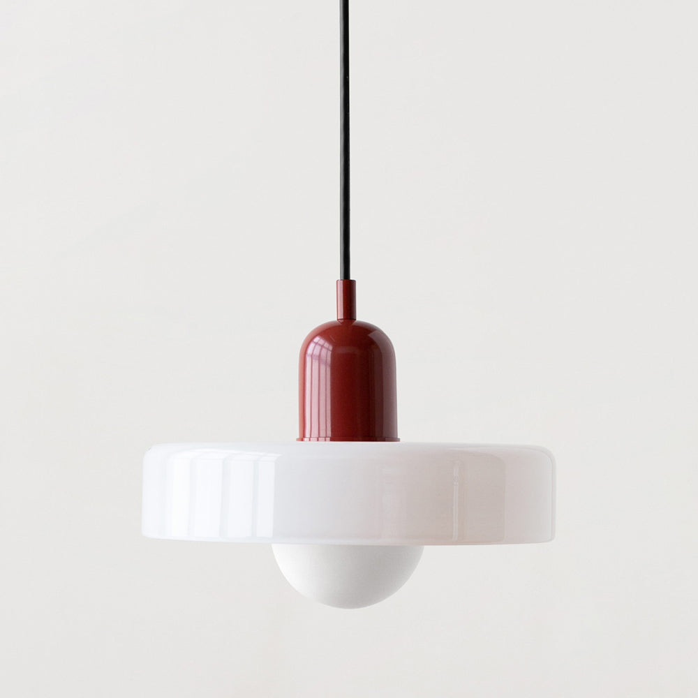 Färgad taklampa – Bauhausstil – Konstnärlig design