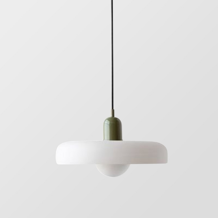Färgad taklampa – Bauhausstil – Konstnärlig design