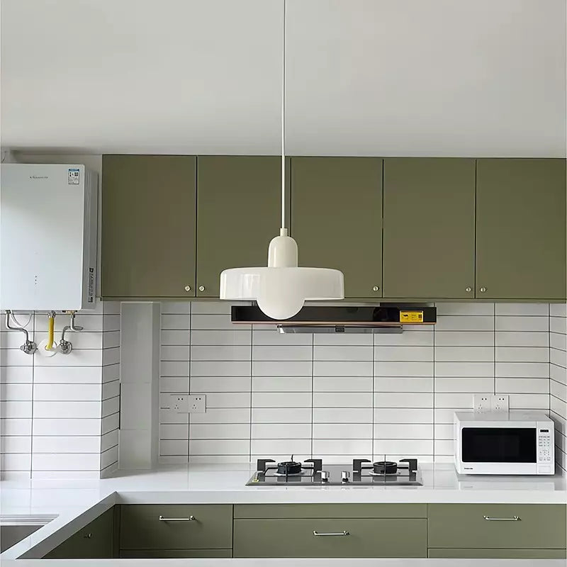 Färgad taklampa – Bauhausstil – Konstnärlig design