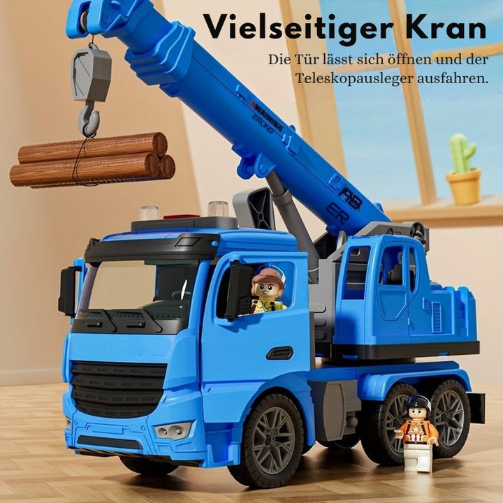 Leksakslastbil med kran och ljud | Robust design