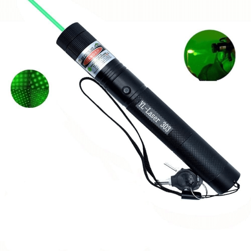 Kraftfull högpresterande laserpekare