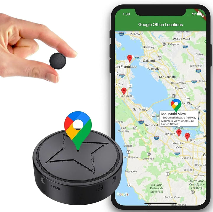 Kraftfull magnetisk GPS-spårare - Stöldskydd