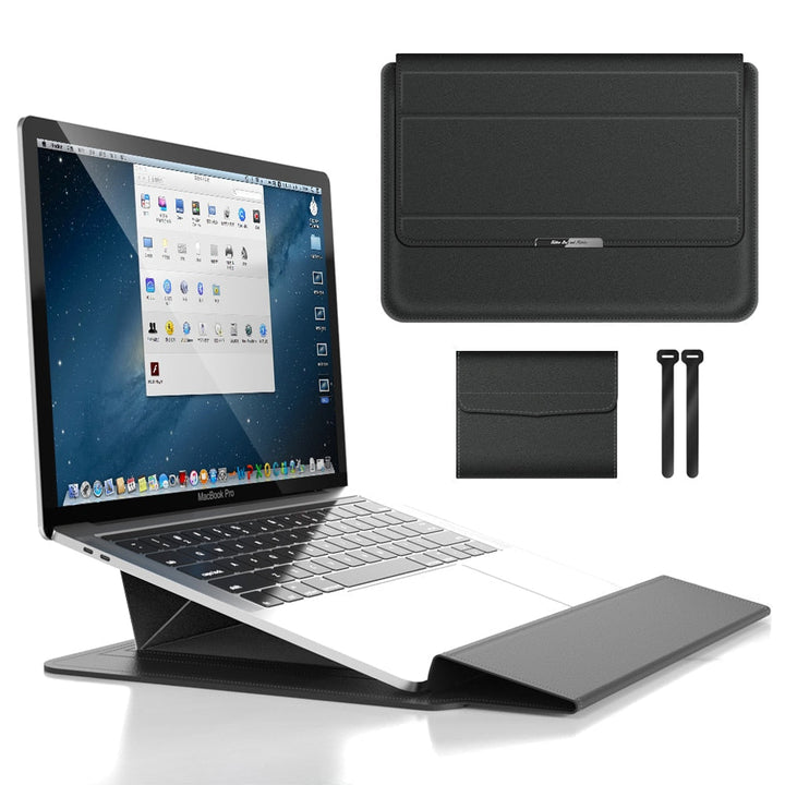 Laptopväska & laptopstativ 2-i-1 | Laptopfodral & stativ | Väska-stativ