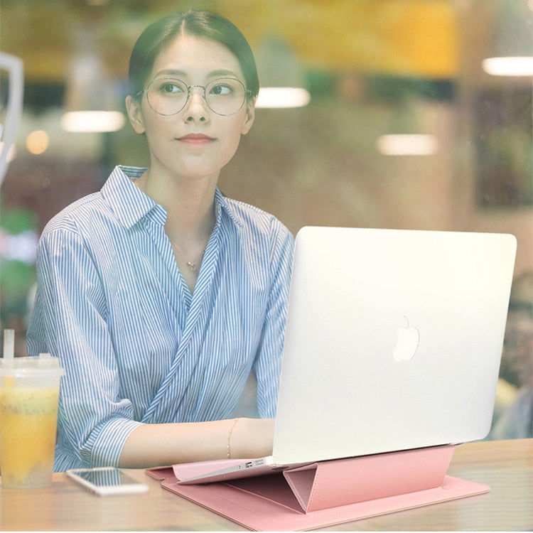 Laptopväska & laptopstativ 2-i-1 | Laptopfodral & stativ | Väska-stativ