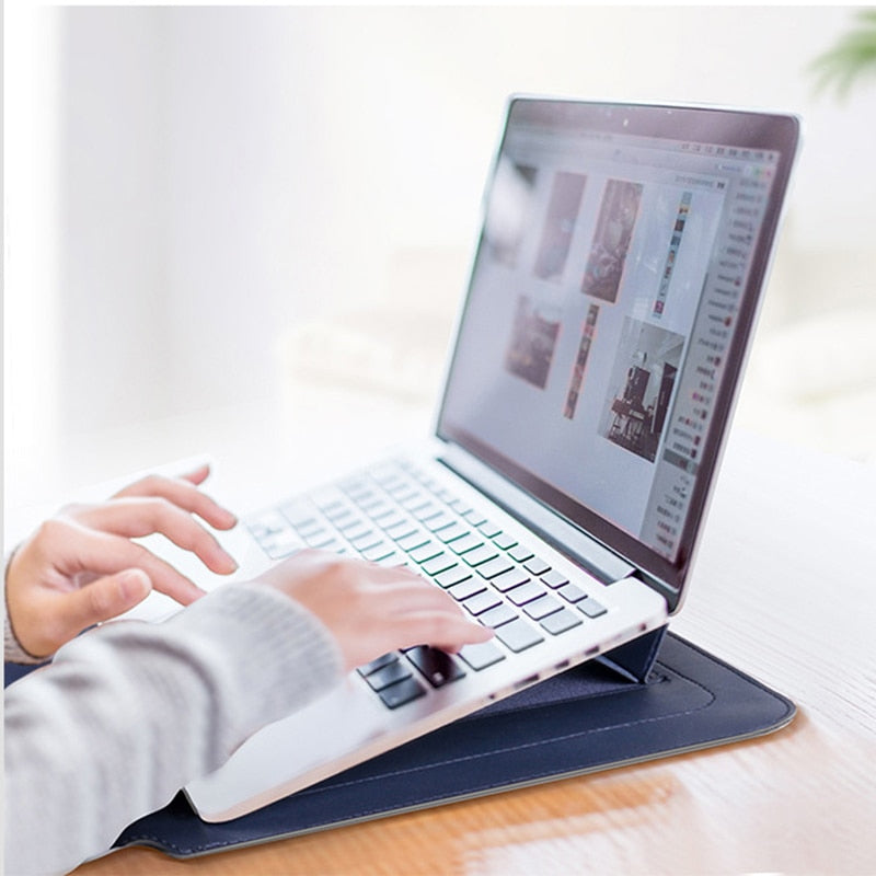 Laptopväska & laptopstativ 2-i-1 | Laptopfodral & stativ | Väska-stativ