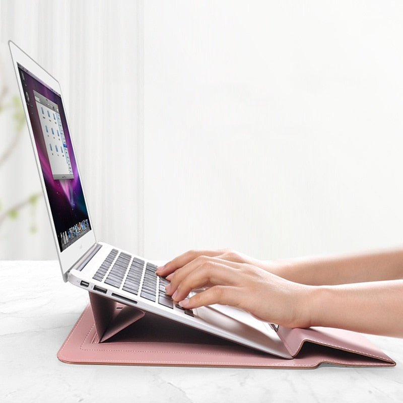 Laptopväska & laptopstativ 2-i-1 | Laptopfodral & stativ | Väska-stativ
