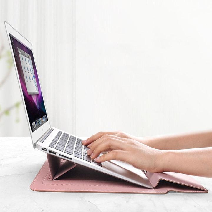Laptopväska & laptopstativ 2-i-1 | Laptopfodral & stativ | Väska-stativ