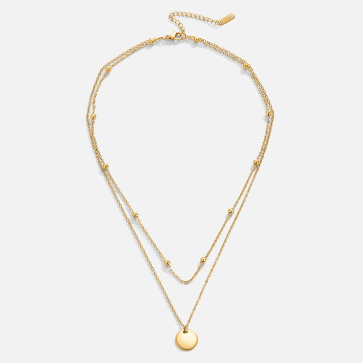 Halsband med skivor i lager