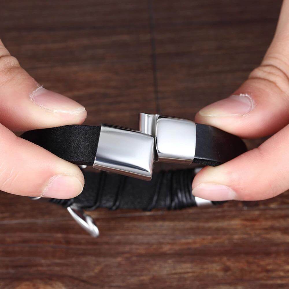 Läderarmband för Män - Tidlöst Accessoar med Stil