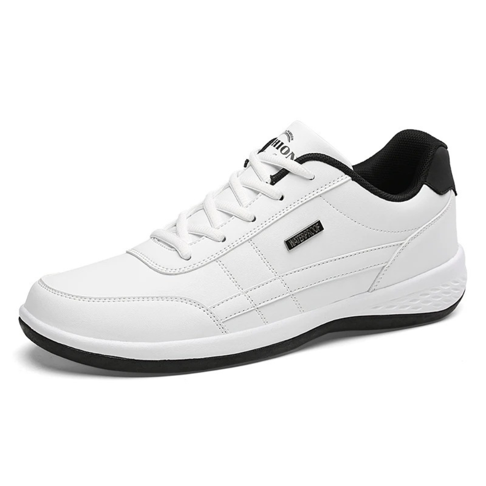 Ortopediska Läder Sneakers för Herrar