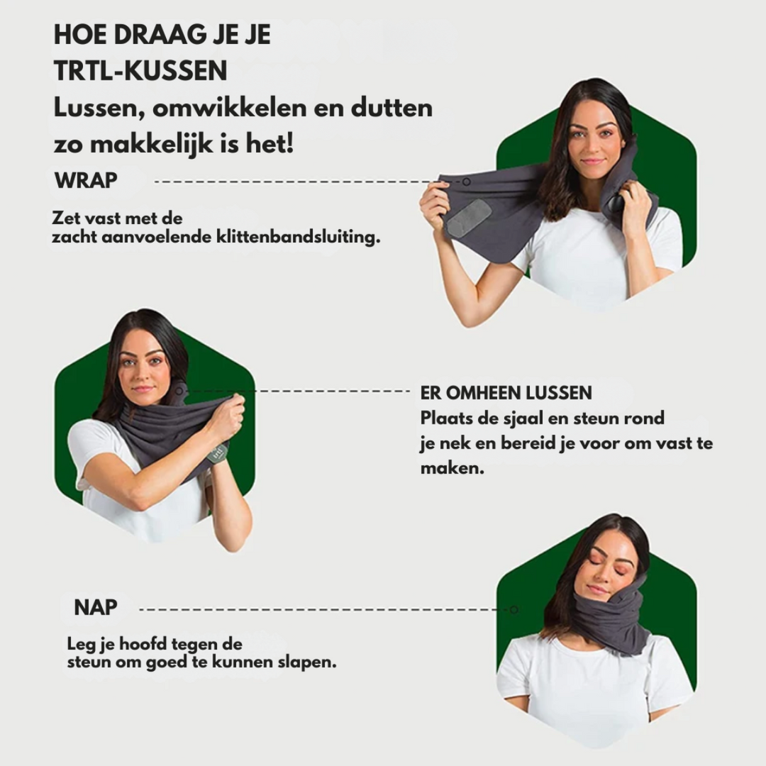 Reseresekudde för nacken - Extrem komfort för resande | Lätt & hygienisk
