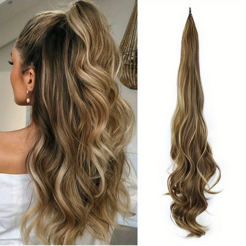 Flexibel Omslagsponytail för Långt och Fylligt Hår - Selena
