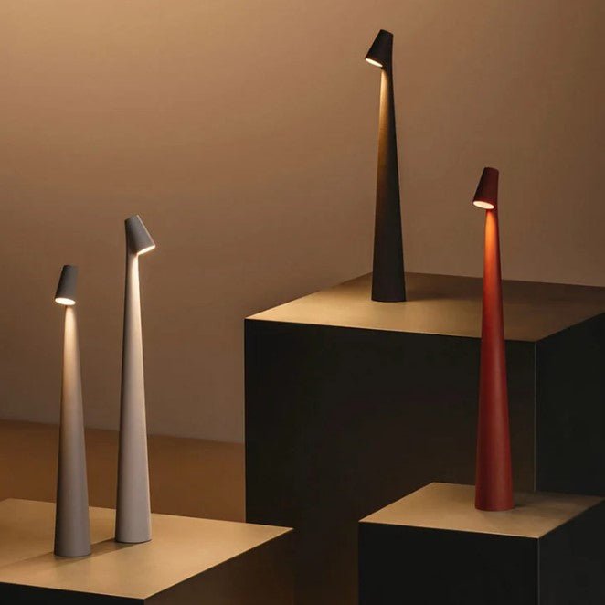 Uppladdningsbar LED-bordslampa – sladdlös, dimbar, modern belysning
