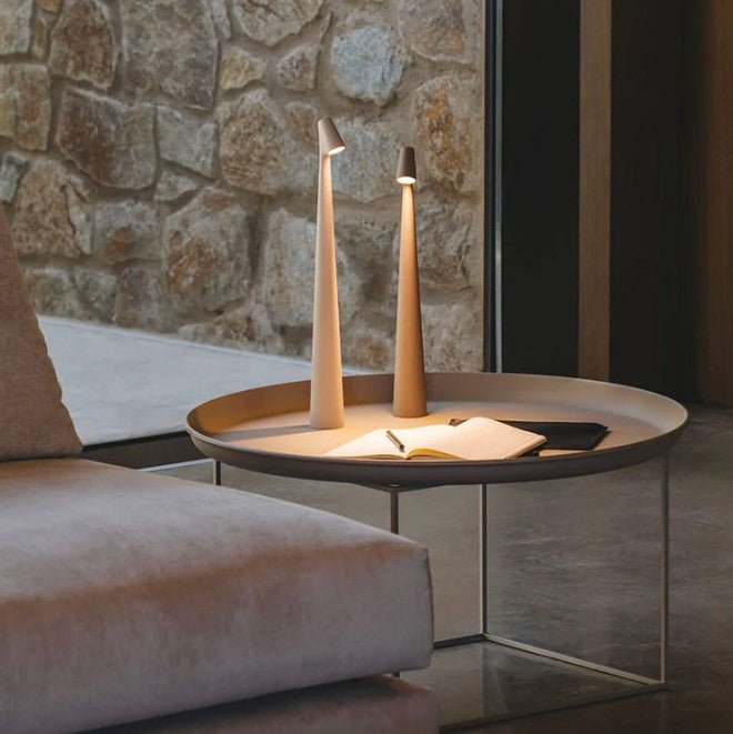 Uppladdningsbar LED-bordslampa – sladdlös, dimbar, modern belysning