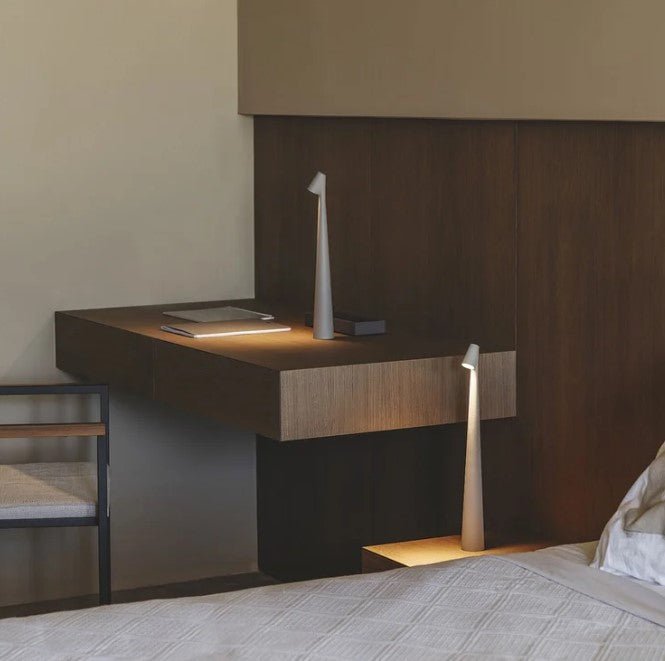 Uppladdningsbar LED-bordslampa – sladdlös, dimbar, modern belysning