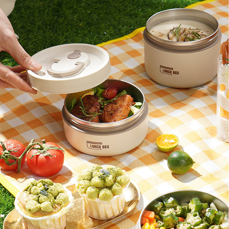 Isolerad flerlagers lunchlåda med GRATIS bärväska - ThermoBox