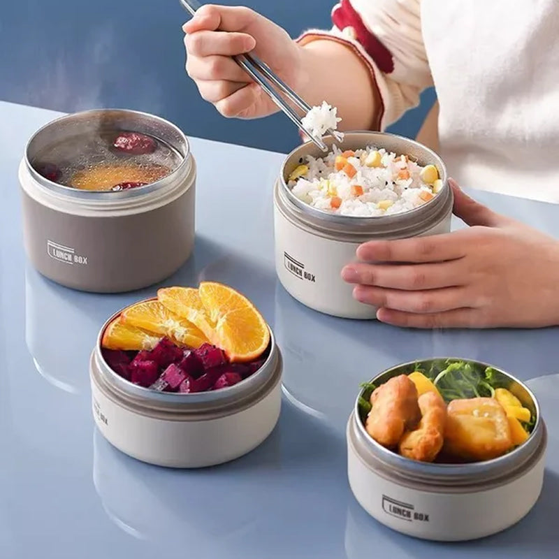 Isolerad flerlagers lunchlåda med GRATIS bärväska - ThermoBox