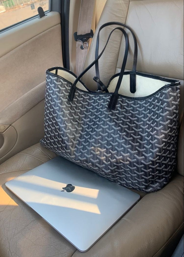 Lyxig shoppingväska | Elegant och rymlig | Bordeaux