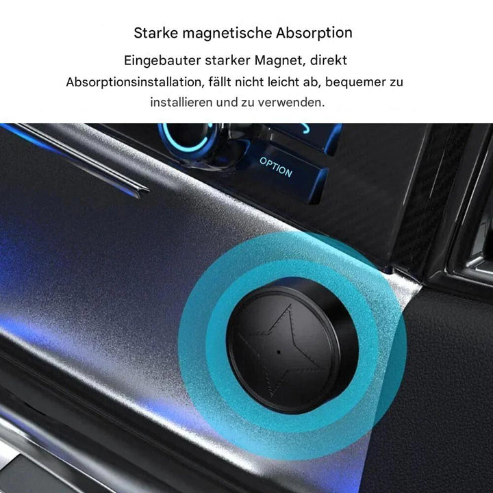 Kompakt magnetisk GPS-spårare – realtidsspårning för fordon, husdjur och värdesaker – uppladdningsbar via USB