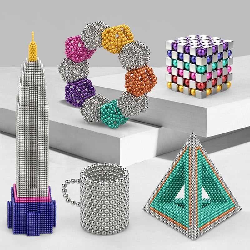 Byggset med magnetkulor - MagnaBalls kreativt set