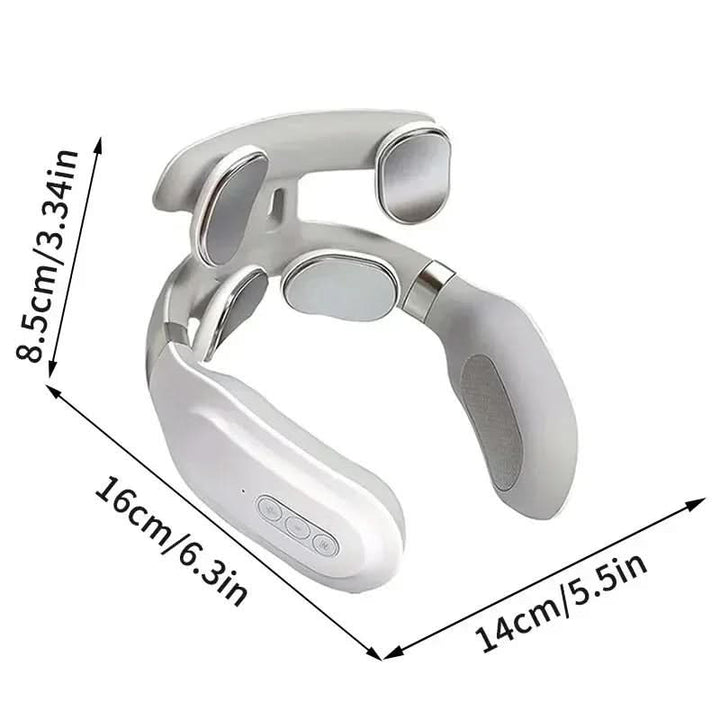 Luxe Nackmassagerare – 4-i-1 massageapparat med värme och vibration